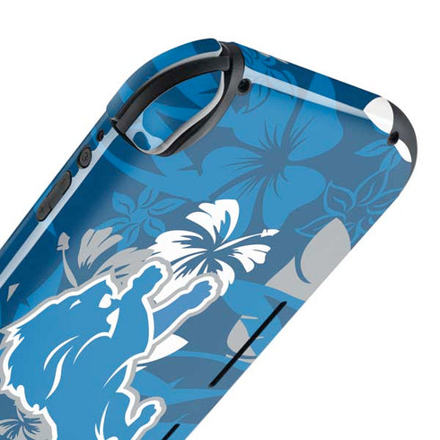 NFL Detroit Lions Tropical Print Nintendo Switch Lite Skin